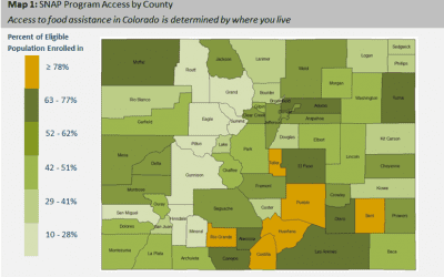 A SNAP-shot of food stamp access in Colorado