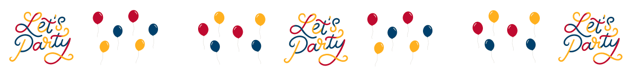 Let's Party image with balloons