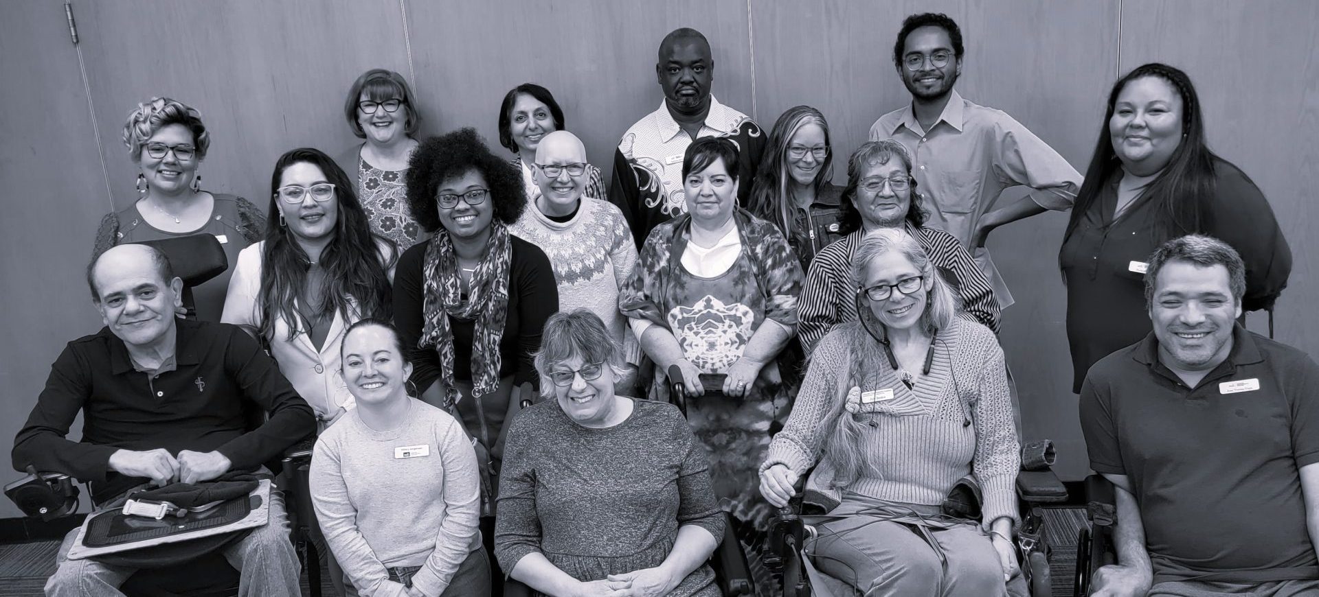 CCDC staff in black and white photo