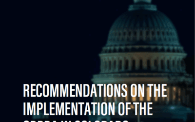 Recommendations on the Implementation of the OBBBA in Colorado